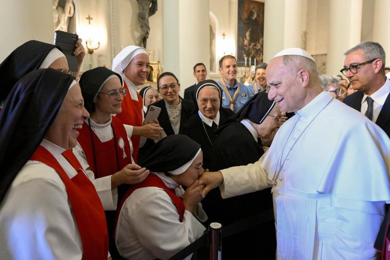 In San Marino, Pope Leo XIV Tells Young People: &lsquo;We Only Find Authentic Freedom in Jesus Christ&rsquo;